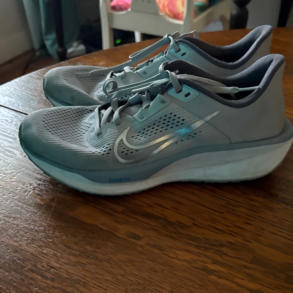 Nike Blue and Gray Athletic Shoes men’s. Size 9 women’s size 11
